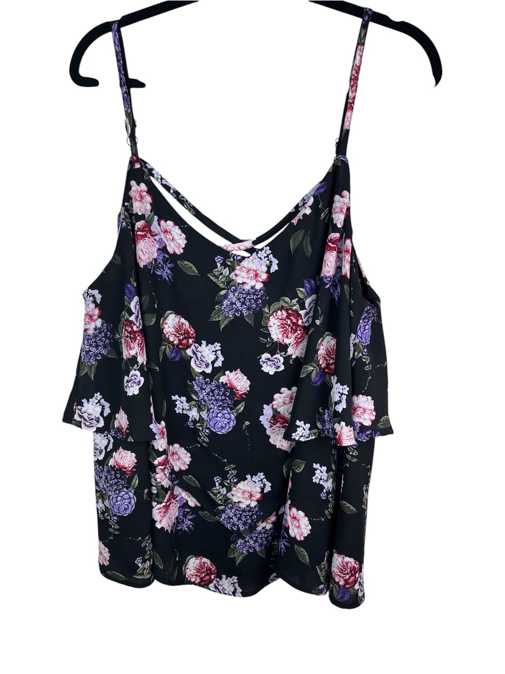 torrid women top size 2X festival balletcore cotttagecore  bohemian floral chic